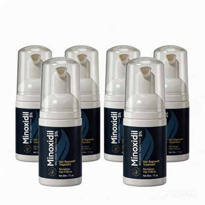Fiimiu 5% Minoxidil Foam with Biotin – Hair Regrowth Treatment for Men
